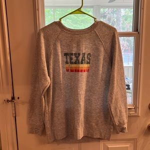 Gray Texas sweater!